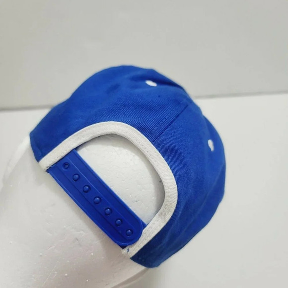 Dc Comic Men's Superman Hat Back Snap Button & Top Solid Blue/White OS - Picture 5 of 7